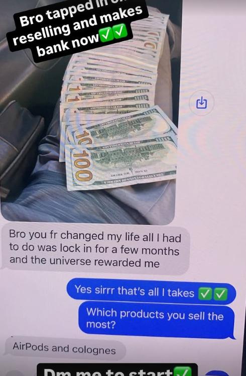 Customer testimonial screenshot